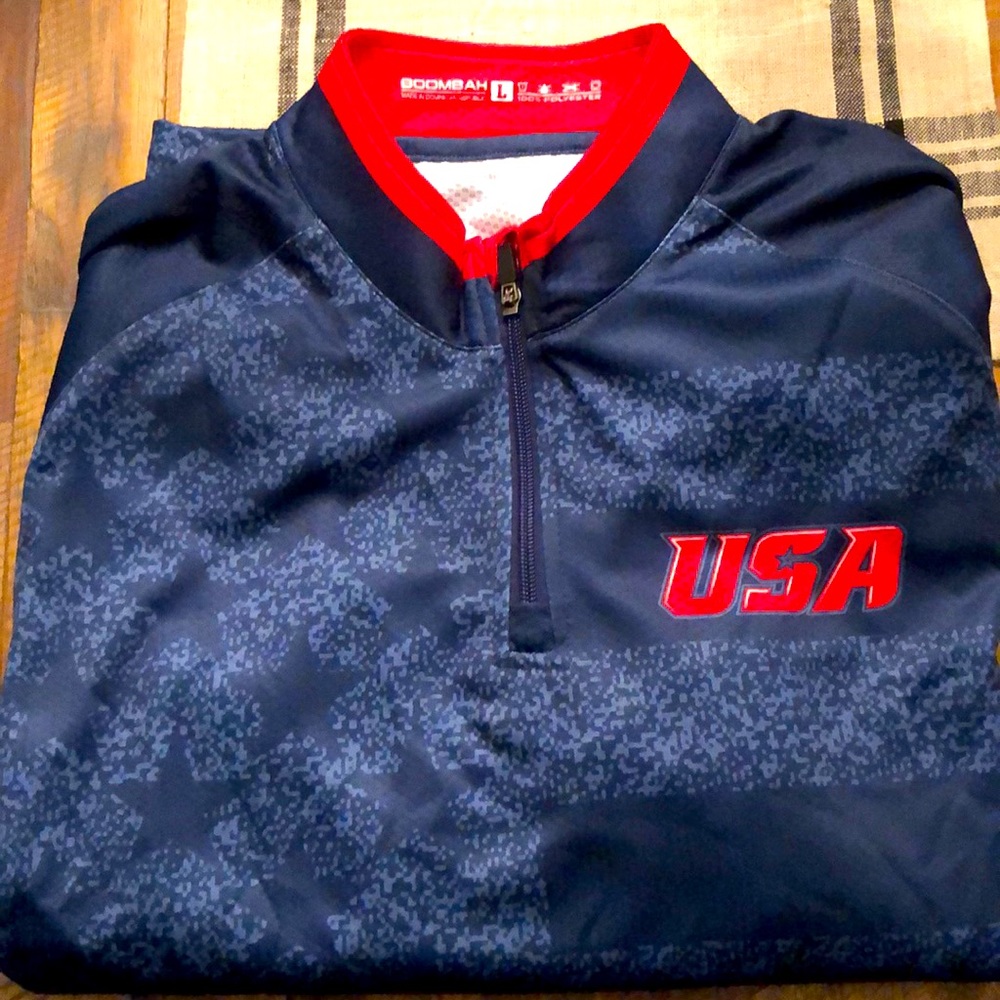 Boombah half zip USA edition